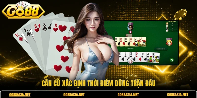 Căn cứ xác định thời điểm dừng trận đấu