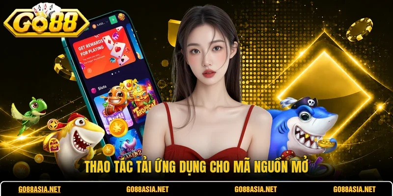 Thao tác tải ứng dụng cho mã nguồn mở