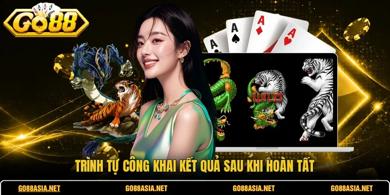 Trình tự công khai kết quả sau khi hoàn tất